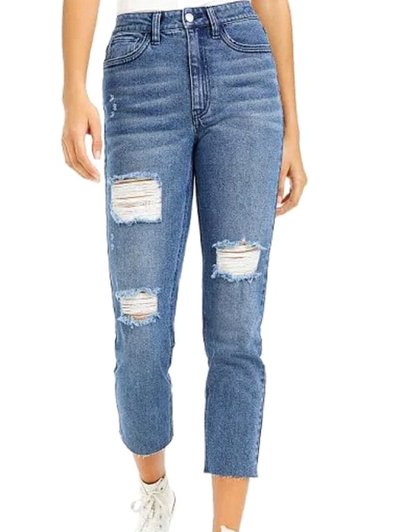 Junior Women's High-Rise Cropped Slim Jeans Size 5/27