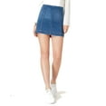 thumbnail image 1 of Tinseltown Juniors Denim Mini Skirt Medium Wash 17, 1 of 2