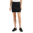 thumbnail image 1 of Tinseltown Juniors' Seamed Mini Skirt XS B4HP (Black), 1 of 7