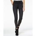thumbnail image 1 of Tinseltown Juniors Studded Skinny Jeans Black 1, 1 of 1