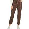 thumbnail image 1 of Tinseltown Womens Asymmetrical Waist Casual Trouser Pants, Brown, Juniors, 3, 1 of 1