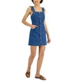 thumbnail image 1 of Tinseltown Womens Heathered Denim Shortalls, 1 of 2