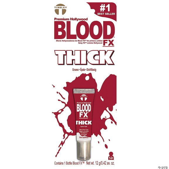 Dark Red Gel Blood Fx Costume Accessory