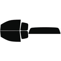 The Tint Effect Precut Window Tint Kit Compatible with Chevrolet Colorado Extended Cab Truck 2015-2022 (Full truck with solid rear: 5%) Automotive Film