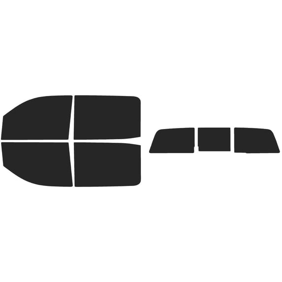 The Tint Effect Precut Window Tint Kit Compatible with Chevrolet Silverado 1500 Crew Cab (2014-2018) & (2019 Limited) (Full truck with 3 piece slider rear: 15%) Automotive Film