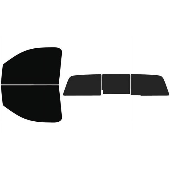 The Tint Effect Precut Window Tint Kit Compatible with Chevrolet Silverado 1500 Regular Cab (2014-2018) & (2019 Limited) (Full truck: 5% front / 15% Rear & 3 piece ) Automotive Film