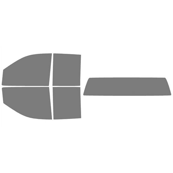 The Tint Effect Precut Window Tint Kit Compatible with Chevrolet Silverado 2500 & 3500 HD Double Cab (2020-2024)(with solid rear: 45%) Automotive Film