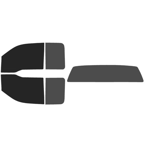 The Tint Effect Precut Window Tint Kit Compatible with Ford F-150 SuperCab Extended Cab Truck (2004-2008)(Full: includes: 15% front / 30% Rear and solid rear windshield) Automotive Film
