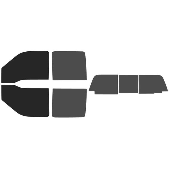 The Tint Effect Precut Window Tint Kit Compatible with Ford F-250 F-350 Super Duty Crew Cab Truck (2008-2016)(Full: 15% front / 30% Rear & 3 piece power slider w/defrosters) Automotive Film