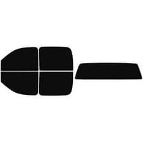 The Tint Effect Precut Window Tint Kit Compatible with GMC Sierra 2500 3500 HD Crew Cab Truck (2008-2014)(Full truck with solid rear: 5%) Automotive Film