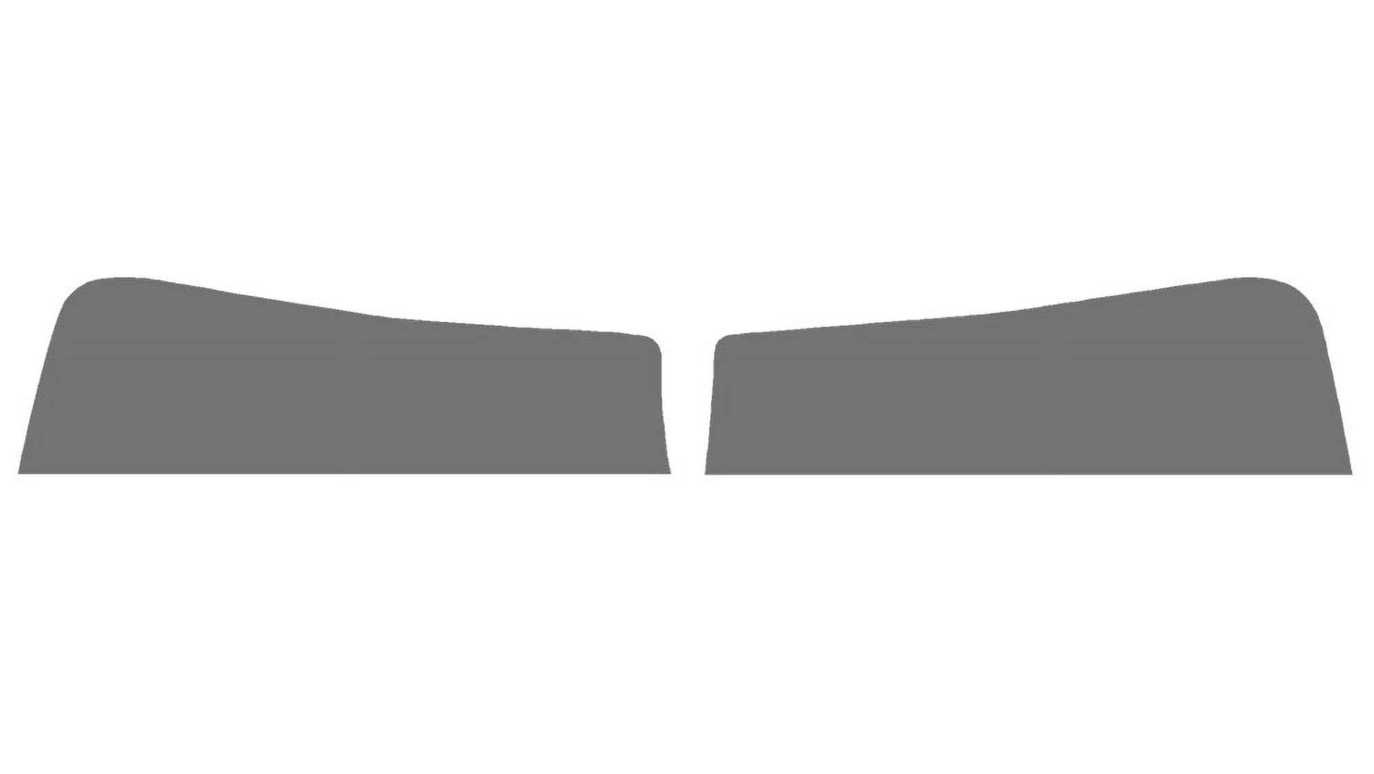 The Tint Effect Precut Window Tint Kit Compatible with GMC Sierra 2500 & 3500 HD Double Cab (2020-2024)(Front Windshield Visor / Brow precut in 45%) Automotive Film
