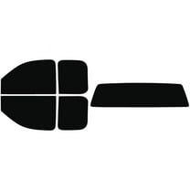 The Tint Effect Precut Window Tint Kit Compatible with GMC Sierra 2500 3500 HD Double Cab Truck (2008-2014) (Full truck with solid rear: 5%) Automotive Film