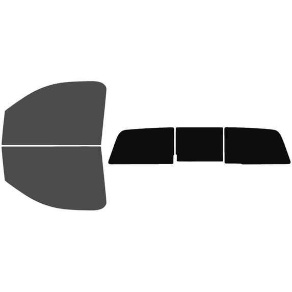 The Tint Effect Precut Window Tint Kit Compatible with GMC Sierra 2500 3500 Regular Cab (2015-2019) (Full truck: 30% front / 5% Rear & 3 piece slider rear) Automotive Film