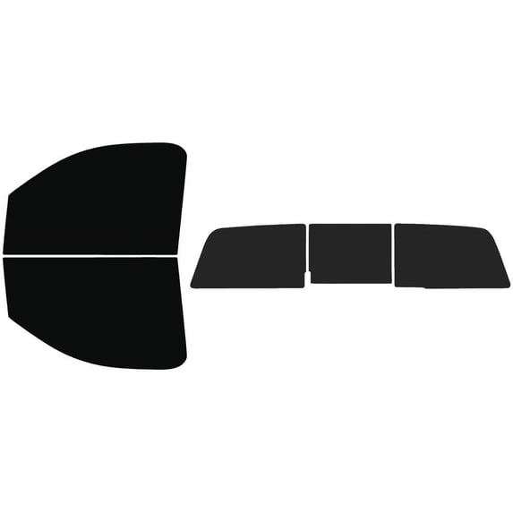 The Tint Effect Precut Window Tint Kit Compatible with GMC Sierra 2500 3500 Regular Cab (2015-2019) (Full truck: 5% front / 15% Rear & 3 piece slider rear) Automotive Film