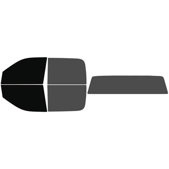 The Tint Effect Precut Window Tint Kit Compatible with Ram 1500 Crew Cab Truck (2009-2018) 4th Generation (Full truck includes: 5% front / 30% Rear and solid rear windshield) Automotive Film