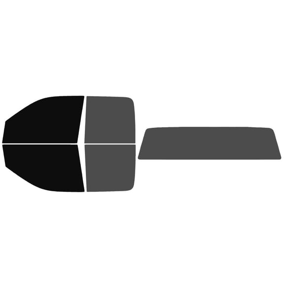The Tint Effect Precut Window Tint Kit Compatible with Ram 1500 Quad Cab Truck (2009-2018) 4th Generation (Full truck includes: 5% front / 30% Rear and solid rear windshield) Automotive Film