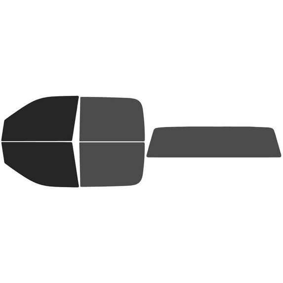 The Tint Effect Precut Window Tint Kit Compatible with Ram 2500 3500 Crew Cab Truck (2010-2018) 4th Generation (Full truck includes: 15% front / 30% Rear and solid rear windshield) Automotive Film