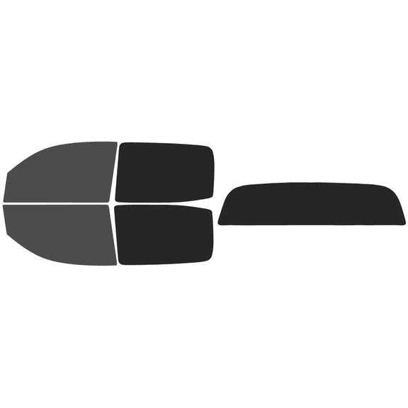 The Tint Effect Precut Window Tint Kit Compatible with Toyota Tacoma Double Cab Truck (2005-2015)(Full truck includes: 30% front doors / 15% Rear doors & Solid Rear Windshield) Automotive Film