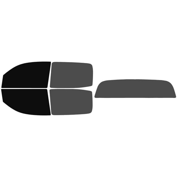 The Tint Effect Precut Window Tint Kit Compatible with Toyota Tacoma Double Cab Truck (2005-2015)(Full truck includes: 5% front doors / 30% Rear doors & Solid Rear Windshield) Automotive Film