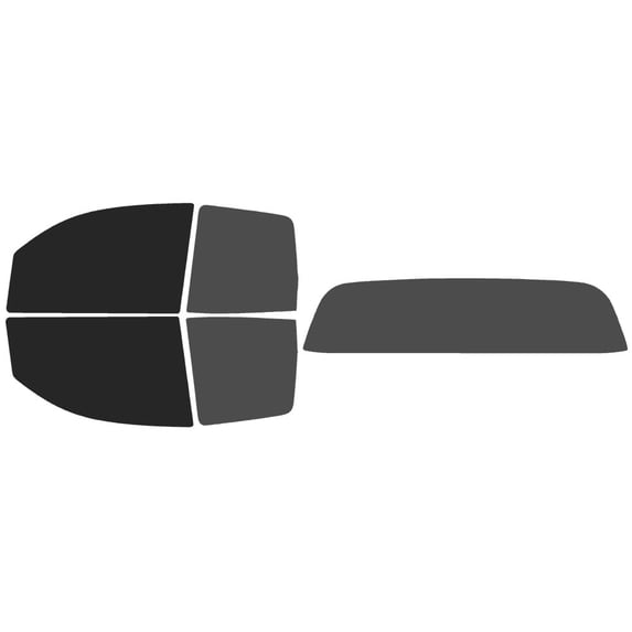 The Tint Effect Precut Window Tint Kit Compatible with Toyota Tundra Double Cab Truck (2007-2021) (Full truck includes: 15% front / 30% Rear & Solid Rear) Automotive Film