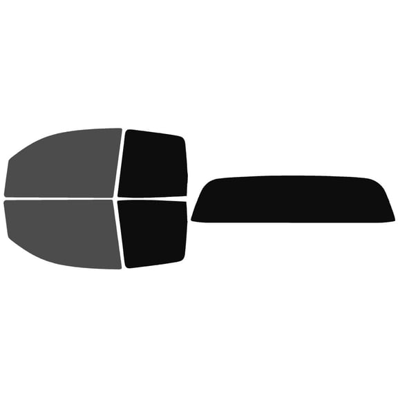 The Tint Effect Precut Window Tint Kit Compatible with Toyota Tundra Double Cab Truck (2007-2021) (Full truck includes: 30% front / 5% Rear & Solid Rear) Automotive Film