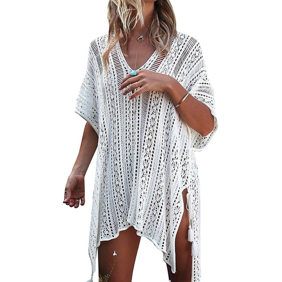 Tinta Women’s Bathing Suit Summer Cover up Bikini for Beach Pool Swimwear off White