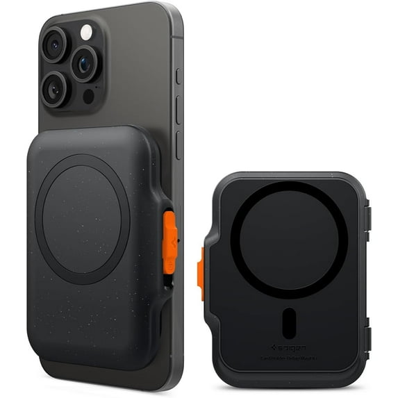 Tintap (MagFit+) Hardshell Magnetic Wallet Card Holder Heavy Duty Hard Case Designed for MagSafe Compatible with iPhone 16/15/14/13/12 Models