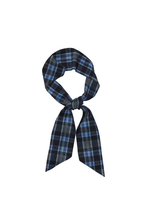 Tinted Cloth Long Strip Silk Scarf 46.9in3.1in Soft, Silky, Shiny, Dustproof And Sunscreen For Daily Out Date Travel Photos Darkslateblue Buffalo Plaid Check Tartan Scotland_2