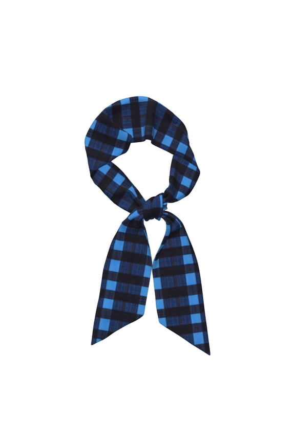 Tinted Cloth Long Strip Silk Scarf 46.9in3.1in Soft, Silky, Shiny, Dustproof And Sunscreen For Daily Out Date Travel Photos Midnightblue Buffalo Plaid Check Tartan Scotland_4