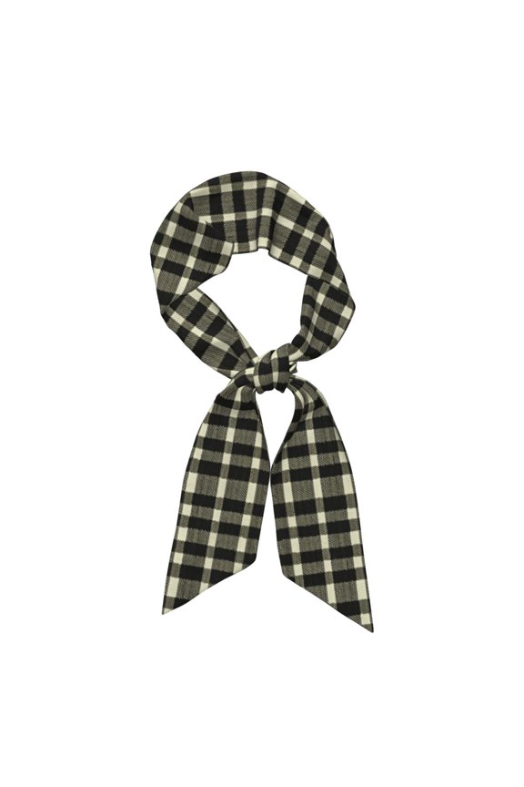 Tinted Cloth Long Strip Silk Scarf 46.9in3.1in Soft, Silky, Shiny, Dustproof And Sunscreen For Daily Out Date Travel Photos Olive Houndstooth Buffalo Plaid Tartan Check Scotland_3