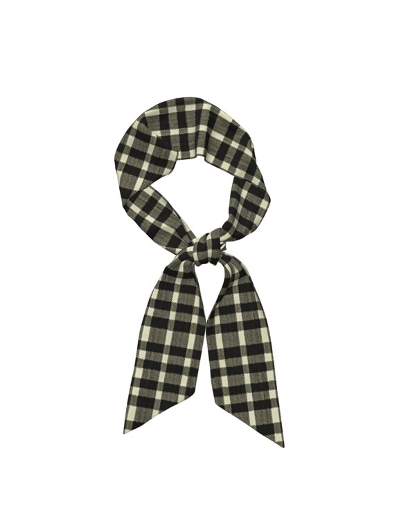 Tinted Cloth Long Strip Silk Scarf 46.9in3.1in Soft, Silky, Shiny, Dustproof And Sunscreen For Daily Out Date Travel Photos Olive Houndstooth Buffalo Plaid Tartan Check Scotland_3