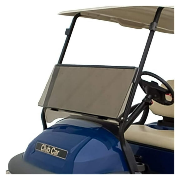 Tinted Foldable Windshield for 2004 & Up Club Car Precedent Golf Carts