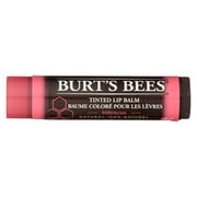 Burts Bees 100% Natural Tinted Lip Balm, Hibiscus with Shea Butter & Botanical Waxes - 1 Tube