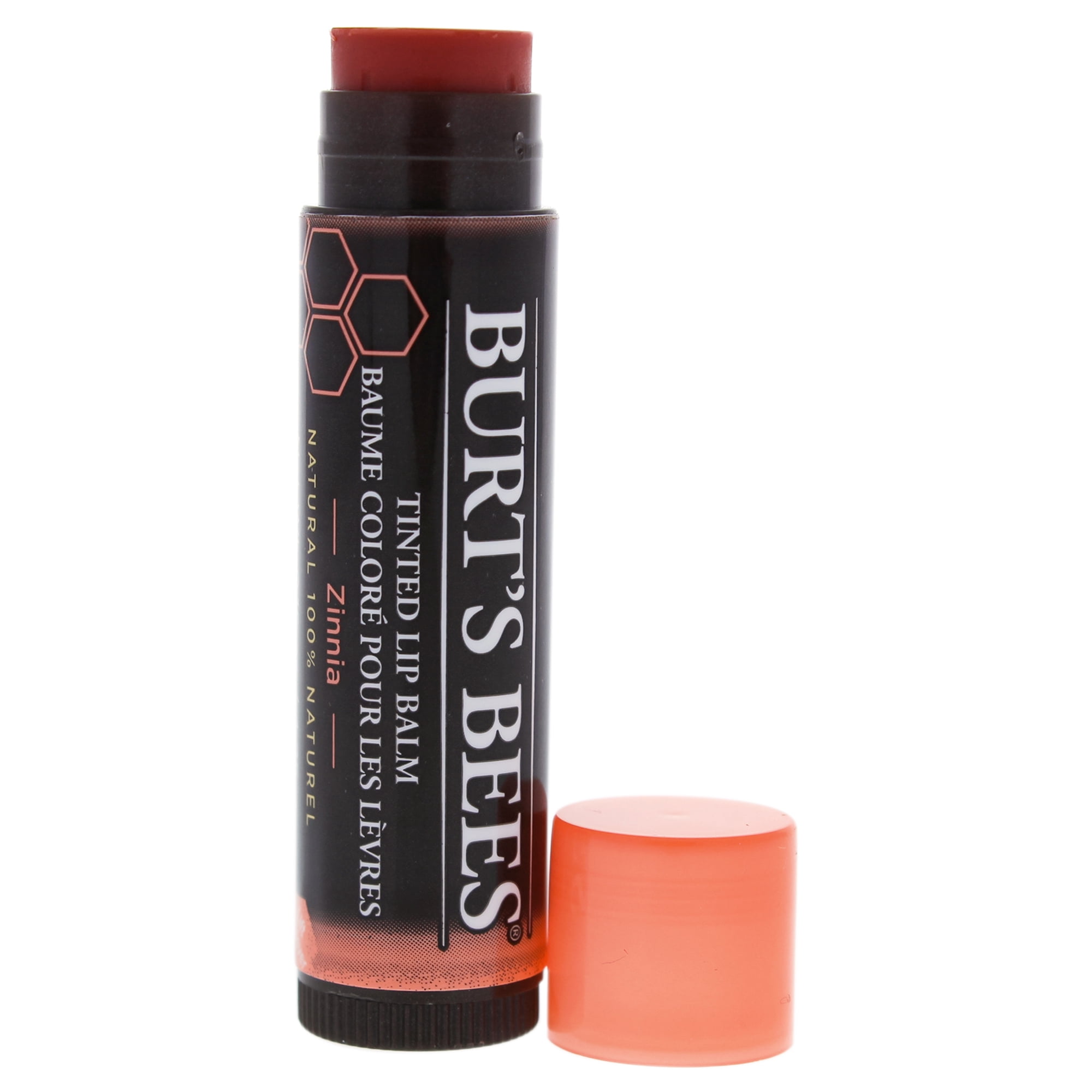 Tinted Lip Balm Zinnia by Burts Bees for Women 0.15 oz Lip Balm