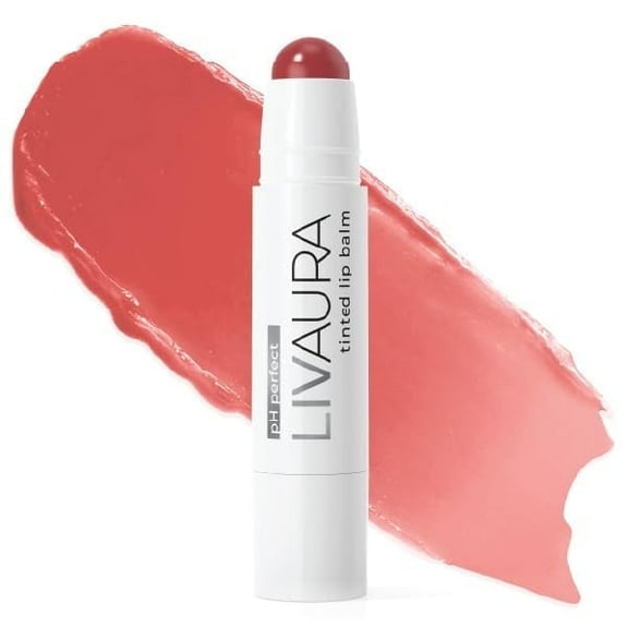 Tinted Lip Balm pH Activated Colored LipBalm, Hydrate, Glossy, Lightweight, Moisturize & Tint with Shea Butter, tinted lip balm for women, Made in the USA (Cherry)