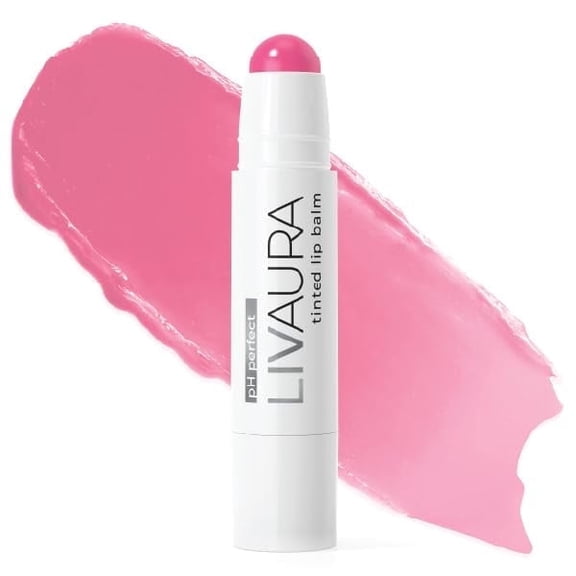 Tinted Lip Balm pH Activated Colored LipBalm, Hydrate, Glossy, Lightweight, Moisturize & Tint with Shea Butter, tinted lip balm for women, Made in the USA (Raspberry)