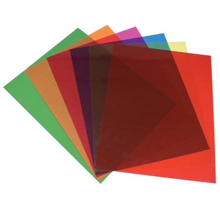 Tinted Plastic Reading Sheets, Set of 5