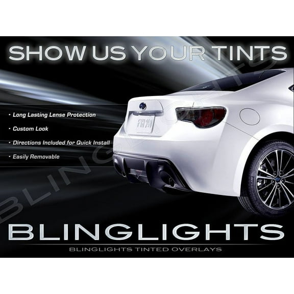 Tinted Smoked Protection Overlays Film for Taillamps Taillights Tail Lamps Lights For Toyota 86 GT-86