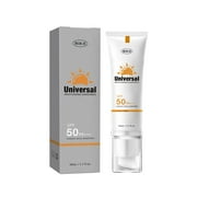 Tinted Sunscreen for Face, Universal Protector Solar SPF 50, No Sticky Refreshing Non And Does Not Harm Residue for All Skin Type and UV Defense