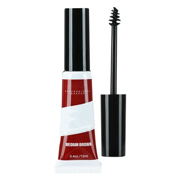 Tinted Thickening Eyebrow Mascara with Eyebrow Brushes,Brow Fast Sculpt,Waterproof,Transfer-proof,Eyebrow Tinting Kit- Cruelty Free - 01#MEDIUM BROWN