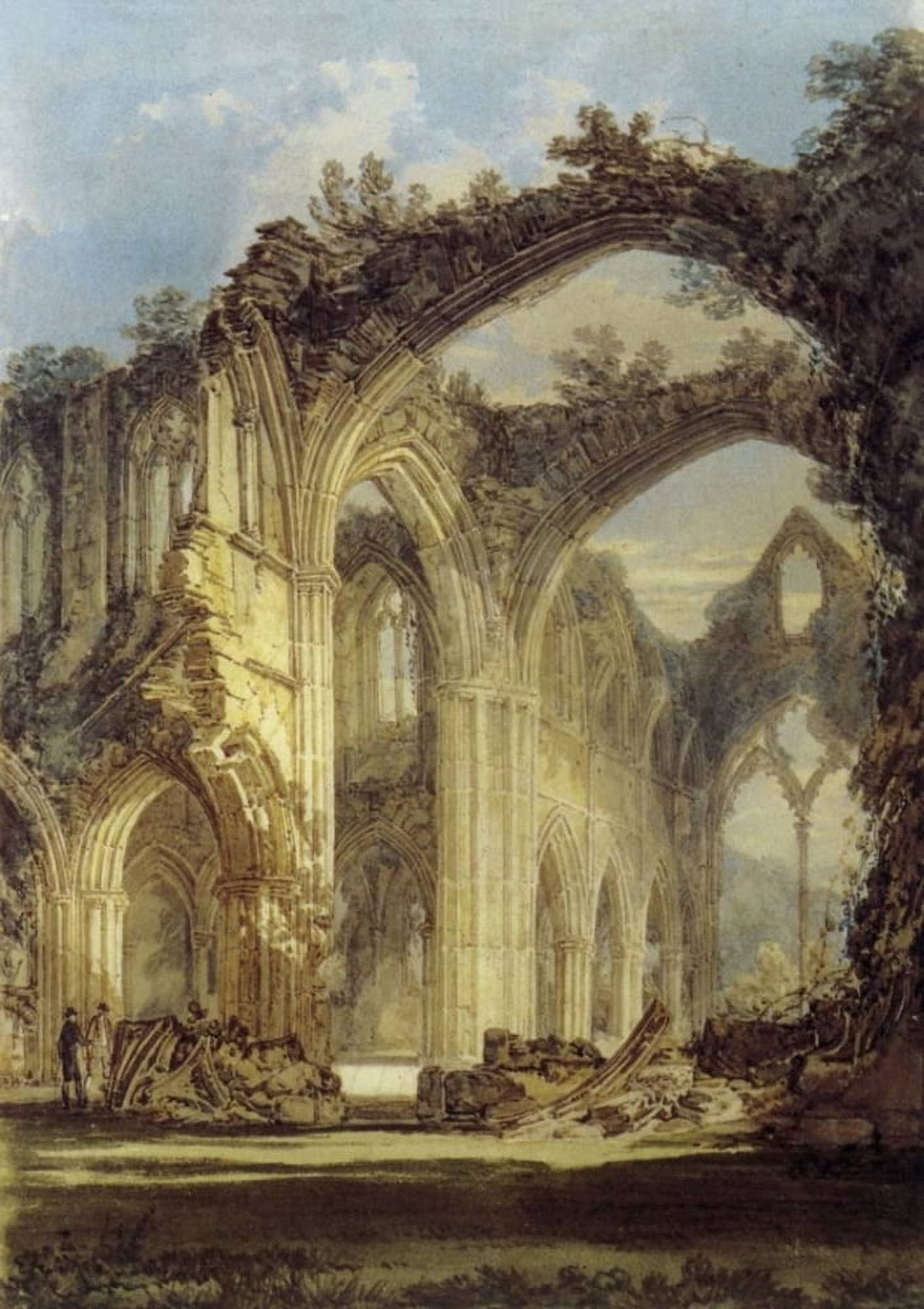 Tintern Abbey 1794 Canvas Art - JMW Turner (18 x 24)