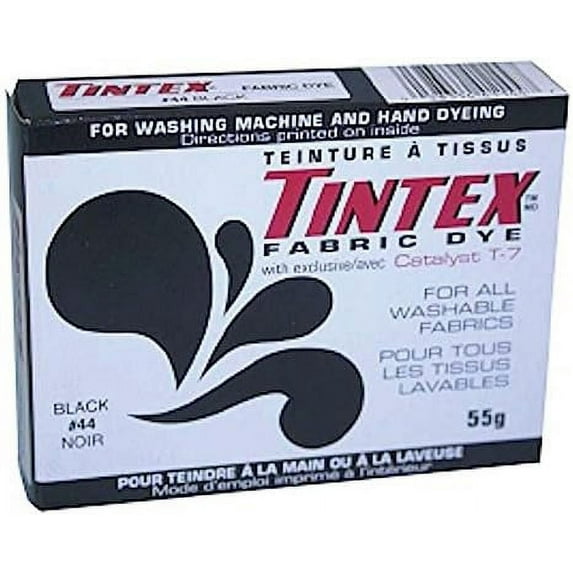 Tintex Brand Black Fabric Dye 44