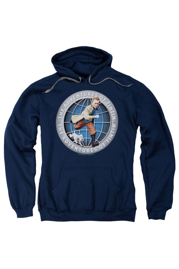 Tintin - Globe - Pull-Over Hoodie - Small