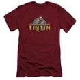 thumbnail image 1 of Tintin Looking For Clues Mens Slim Fit Shirt, 1 of 2