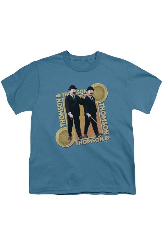 Tintin - Thompson & Thompson - Youth Short Sleeve Shirt - Large
