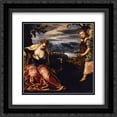 thumbnail image 1 of Tintoretto 2x Matted 20x20 Black Ornate Framed Art Print 'The Annunciation to Manoah's Wife', 1 of 2
