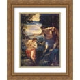 thumbnail image 1 of Tintoretto 2x Matted 20x24 Gold Ornate Framed Art Print 'Baptism of Christ', 1 of 2