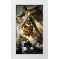 thumbnail image 1 of Tintoretto, Jacopo 12x18 White Modern Wood Framed Museum Art Print Titled - St. Peters Vision, 1 of 4