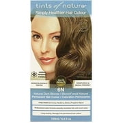 Tints Of Nature 6N Natural Dark Blonde Permanent Hair Colour, 4.4 oz, 6 pack