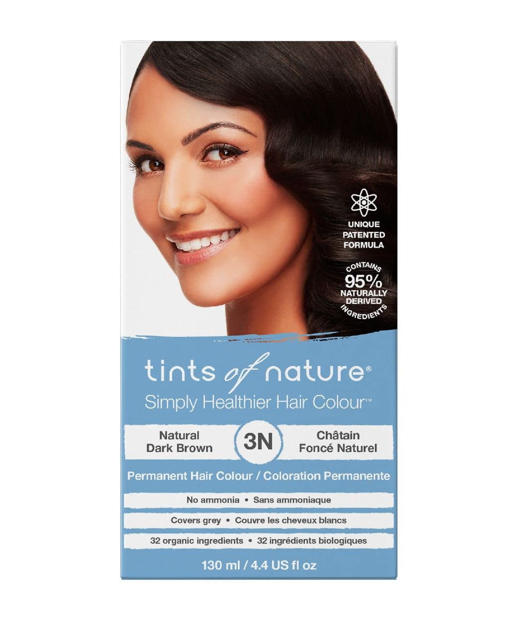 Tints Of Nature Conditioning Permanent Hair Color 3N Natural Dark Brown 4.4 fl. oz.